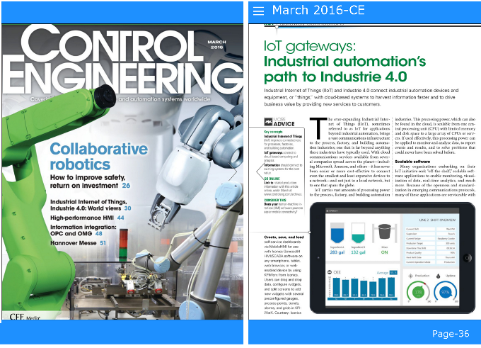 Control Engineering - IoT gateways: Industrial automation's path to Industrie 4.0