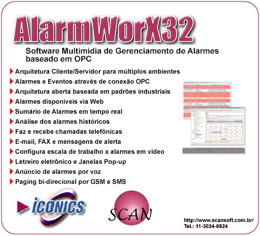 Gerenciamento de Alarmes com Iconics AlarmWorx